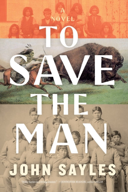 To Save the Man book cover featuring Native American imagery and children.