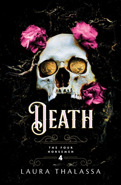 Book cover for Death, featuring a skull with roses and the title.