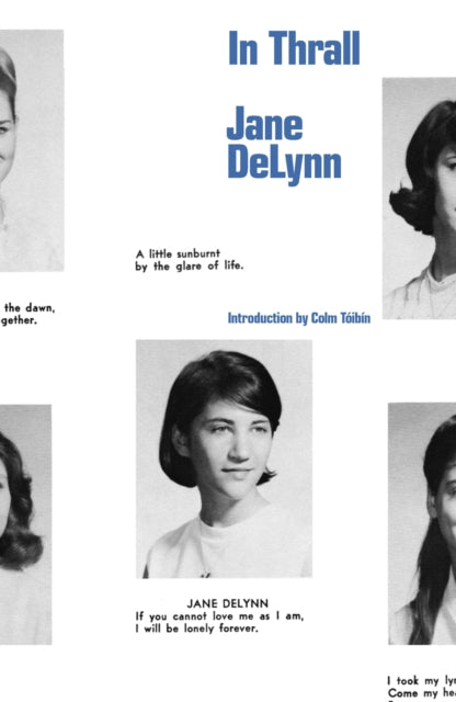 In Thrall by Jane DeLynn, featuring portraits of young women.