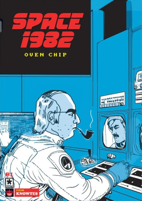 Modern Toss Space 1982 Oven Chip comic book cover art.