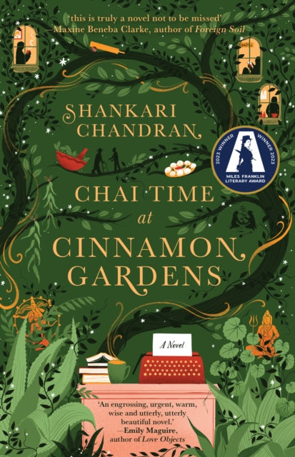 Chai Time at Cinnamon Gardens book cover with award sticker.