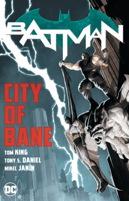 Batman: City of Bane comic book cover featuring Batman and Bane.