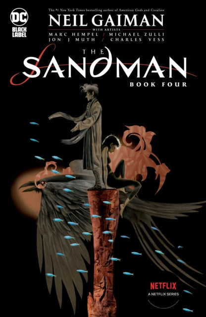 The Sandman Book Four comic book cover featuring characters and artwork.
