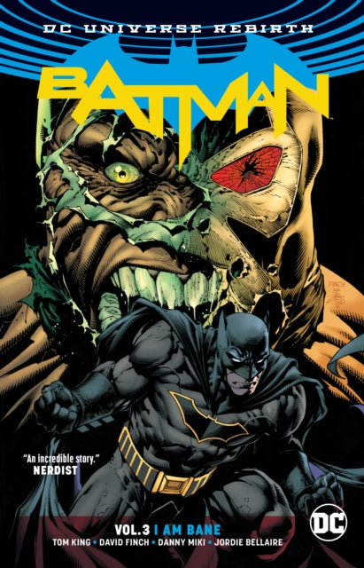 Batman Vol. 3: I Am Bane comic book cover featuring Batman and Bane.