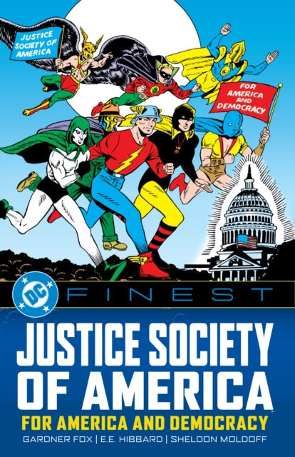 DC Finest: Justice Society of America comic book cover featuring multiple superheroes.