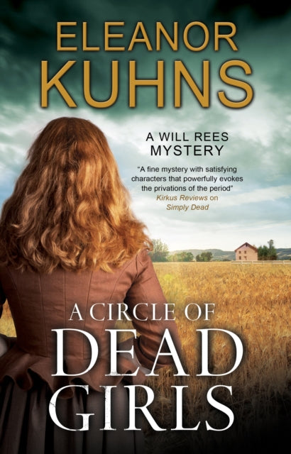 A Circle of Dead Girls book cover featuring a woman from behind in a field.