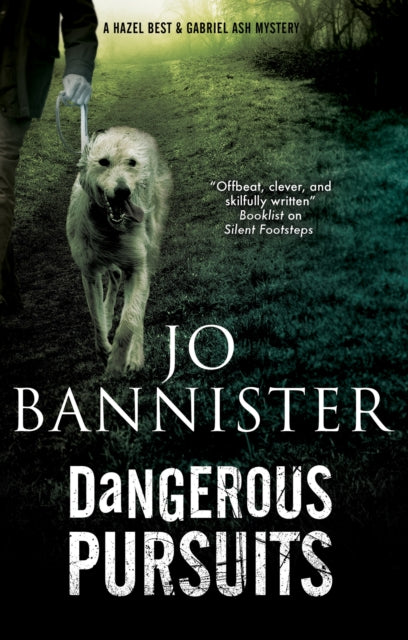 Dangerous Pursuits book cover with a dog and person walking.