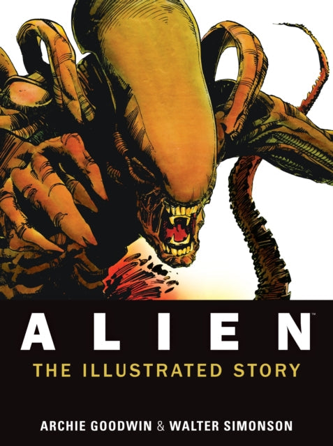 Alien The Illustrated Story comic book cover featuring a Xenomorph.