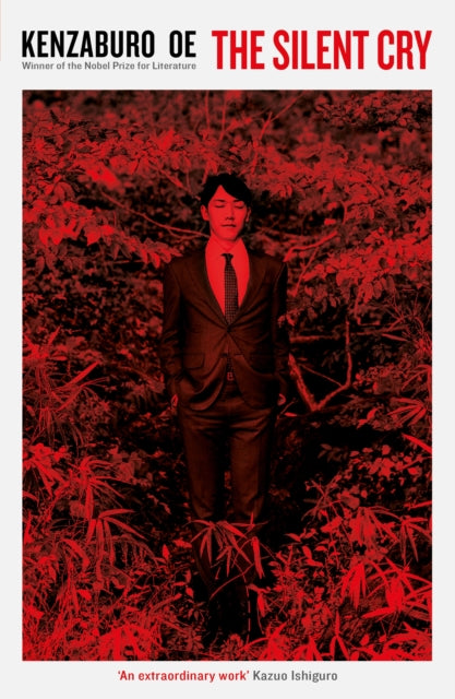 The Silent Cry book cover features a man in a suit standing in a red-toned forest.