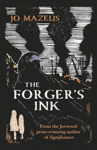 The Forger's Ink book cover features a bird and industrial imagery.