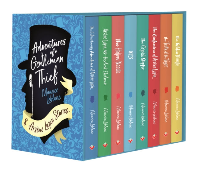Box set of 8 Arsene Lupin stories by Maurice Leblanc.