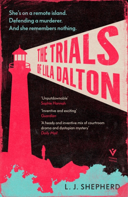 The Trials of Lila Dalton book cover features a red lighthouse and a tagline.