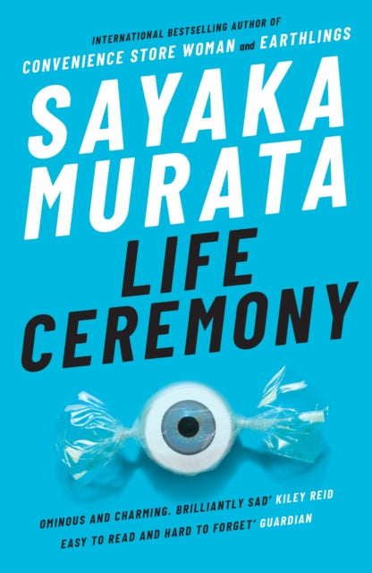 Life Ceremony book cover with an eyeball candy.