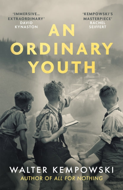 An Ordinary Youth book cover featuring three young boys in uniform.