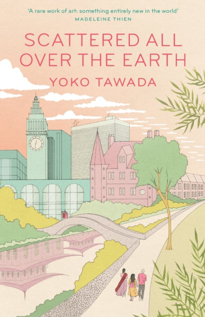 Scattered All Over the Earth book cover with city illustration.