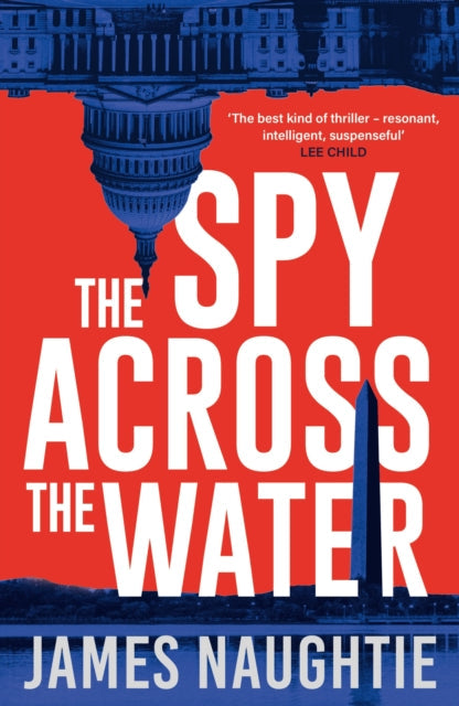 The Spy Across the Water book cover with upside down Capitol building.