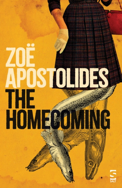 The Homecoming book cover with text and illustrations of fish.