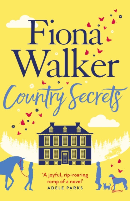 Country Secrets by Fiona Walker book cover with a yellow background.