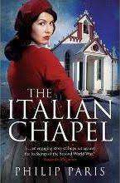 The Italian Chapel book cover with a woman and a chapel.