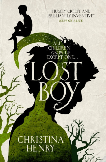 Lost Boy book cover with a silhouette of a boy and text.