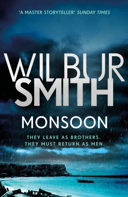 Monsoon by Wilbur Smith, a historical adventure novel cover.