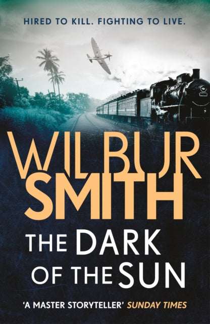 The Dark of the Sun book cover featuring a train and airplane.