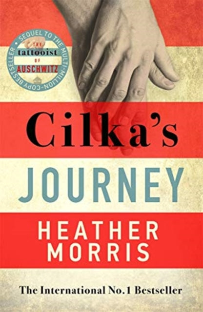 Cilka's Journey book cover with hands and text.