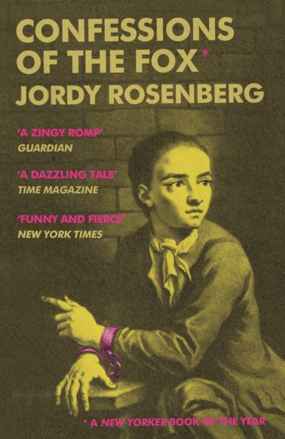 Confessions of the Fox book cover with a portrait of a person in historical clothing.