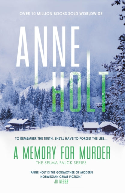 A Memory for Murder book cover with a snowy mountain landscape.