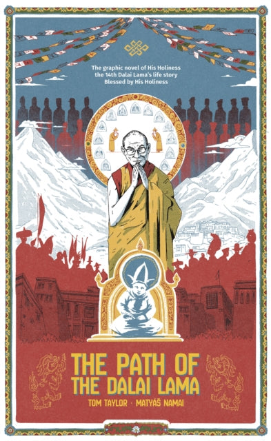The Path of the Dalai Lama graphic novel cover art.