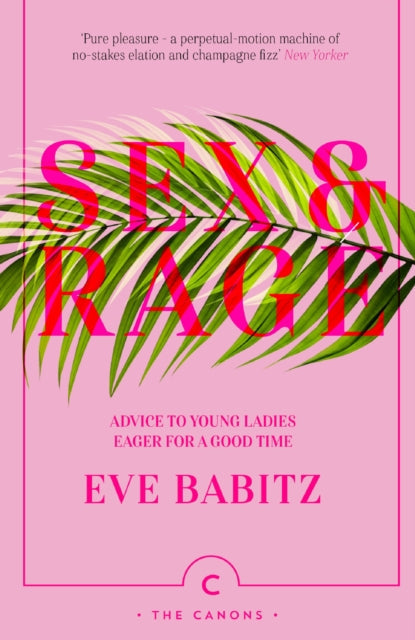 Book cover for Sex & Rage by Eve Babitz with palm fronds.
