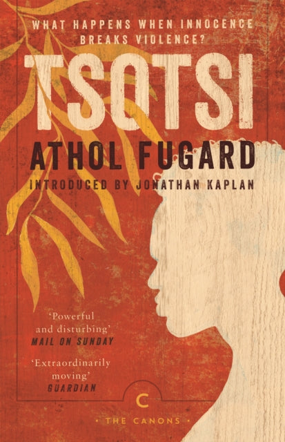 Tsotsi book cover with title, author, and silhouette of a person.
