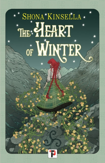 The Heart of Winter book cover with a woman in a green dress.