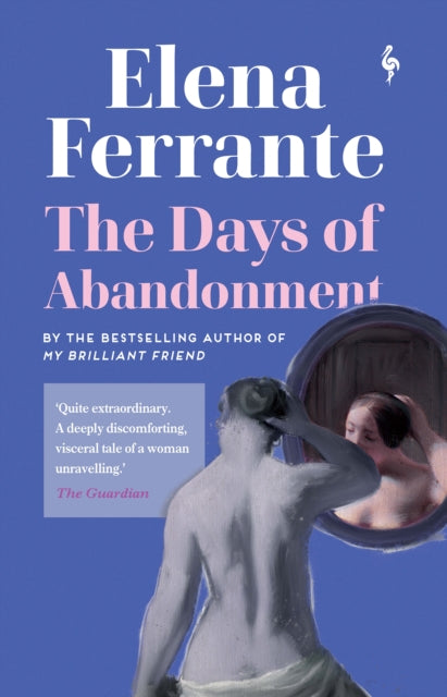 The Days of Abandonment book cover featuring a woman looking in a mirror.