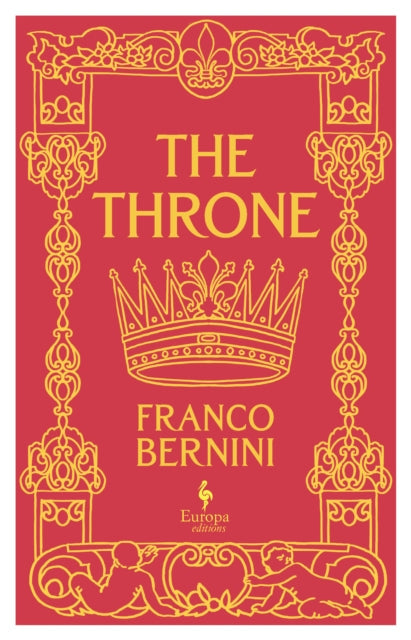 The Throne book cover with a crown and ornate border.