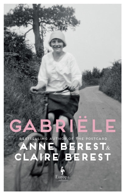 Gabriele book cover featuring a woman on a bicycle.