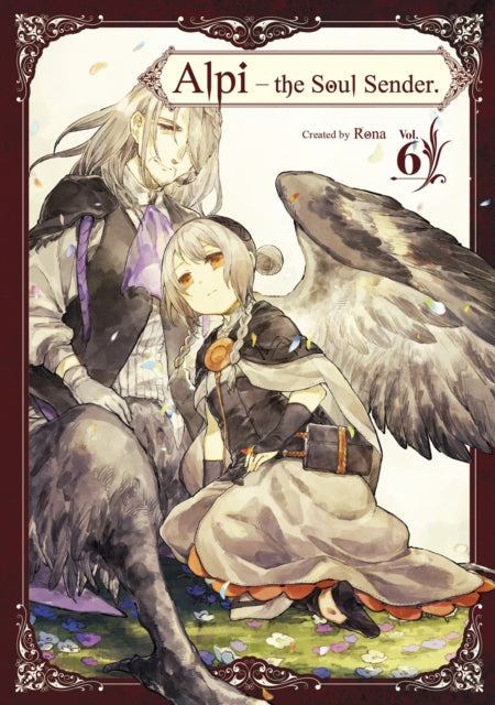 Alpi the Soul Sender Vol.6 manga cover art featuring two characters and a large wing.