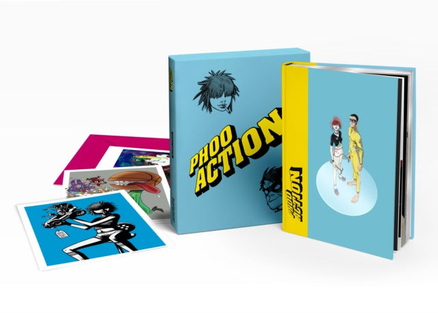Phoo Action Deluxe Edition book with art cards and slipcase.