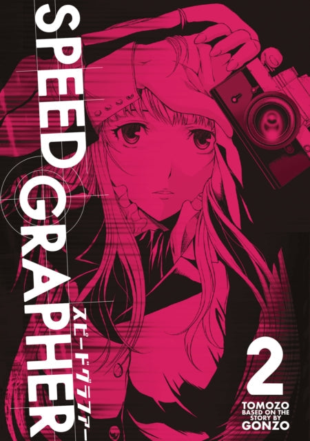 Speed Grapher Vol. 2 manga cover featuring an anime girl with a camera.