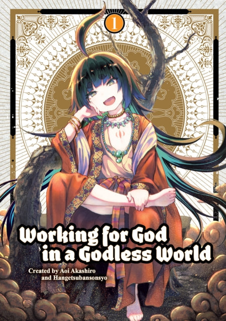 Working for God in a Godless World Vol. 1 manga cover featuring a young woman.