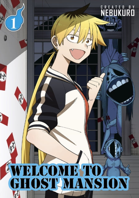 Welcome to Ghost Mansion Vol. 1 manga cover featuring a blonde character and ghosts.