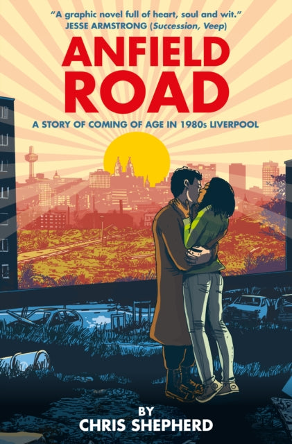 Anfield Road graphic novel cover art by Chris Shepherd.