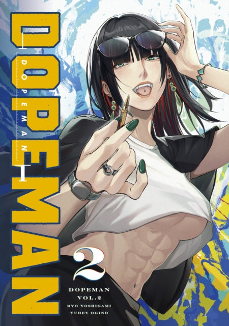 Dopeman Vol.2 manga cover featuring a woman with sunglasses and a bullet.