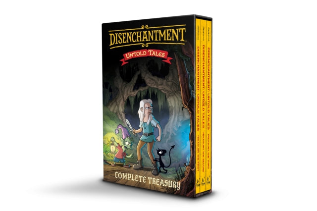 Disenchantment 1-3 Slipcase Set featuring characters from the show.