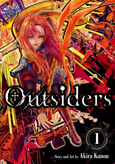 Outsiders Vol.1 manga cover featuring a red-haired girl and the title.