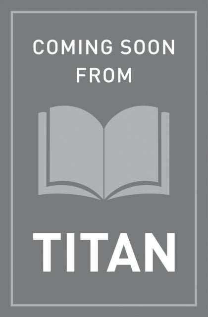 A book cover with the words "Coming Soon From Titan" and an open book illustration.