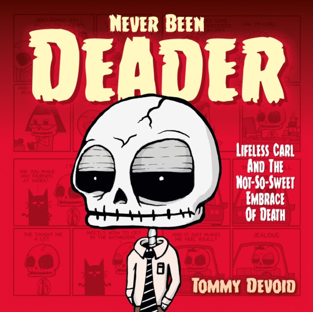 Never Been Deader comic book cover featuring a skeleton character.