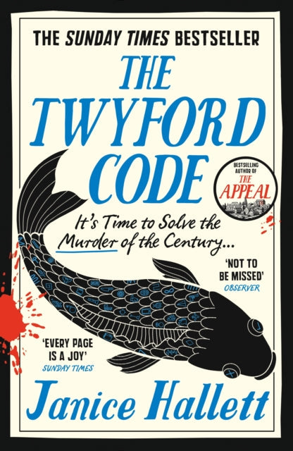 The Twyford Code book cover with a fish illustration and author name.