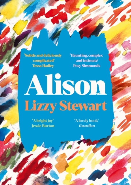 Alison, a graphic novel by Lizzy Stewart, with colorful abstract art.