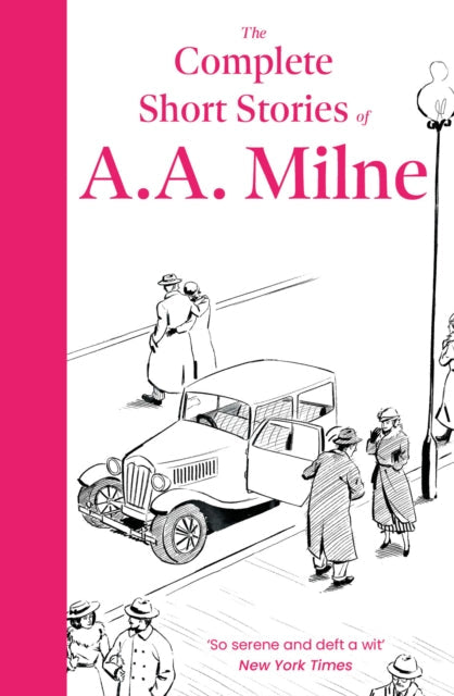 The Complete Short Stories of A. A. Milne book cover with vintage illustration.